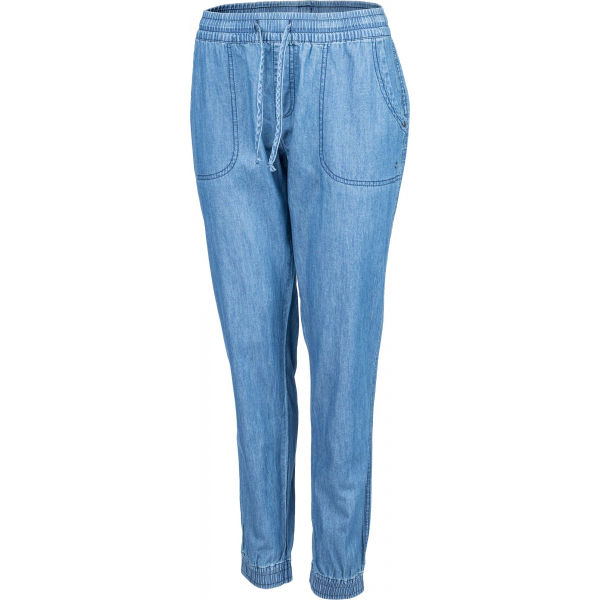 Willard LETYSA modrá L - Dámské plátěné kalhoty džínového vzhledu Willard