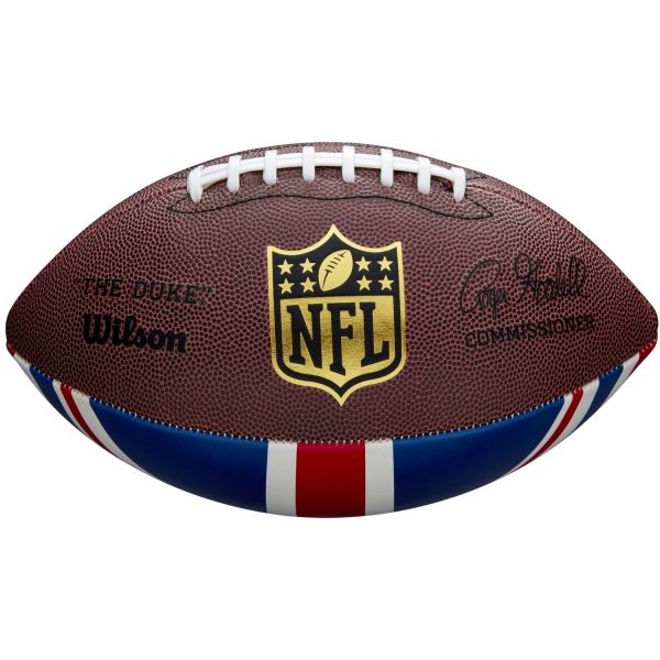 Wilson NFL UNION JACK  NS - Míč na americký fotbal Wilson