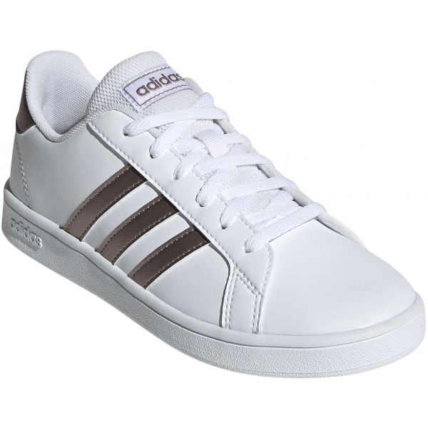 adidas GRAND COURT K bílá 4 - Dětská volnočasová obuv adidas