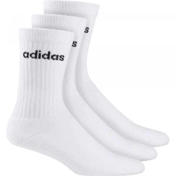 adidas HC CREW 3PP bílá 43 - 46 - Set ponožek adidas