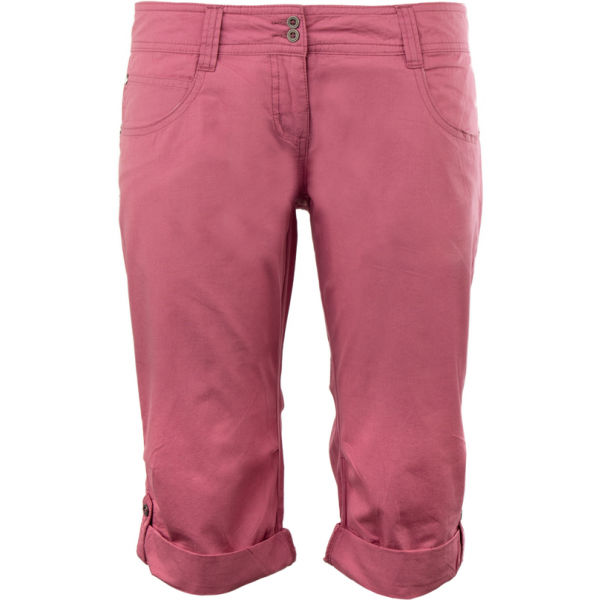 ALPINE PRO KAIURI růžová 34 - Dámské 3/4 kalhoty ALPINE PRO