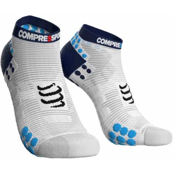 Compressport RACE V3.0 RUN LO modrá T4 - Běžecké ponožky Compressport