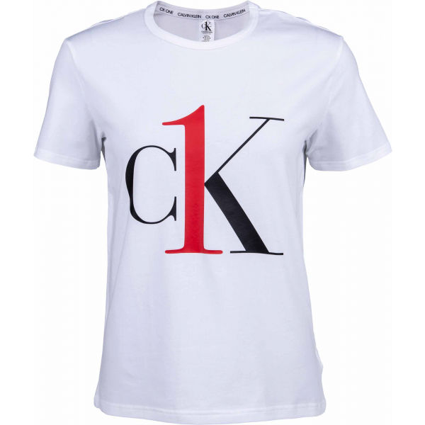 Calvin Klein S/S CREW NECK bílá L - Dámské tričko Calvin Klein