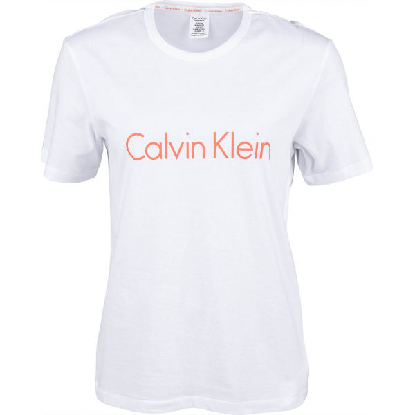 Calvin Klein S/S CREW NECK bílá XL - Dámské tričko Calvin Klein