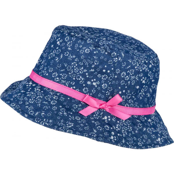 Lewro JANKA modrá 8-11 - Dívčí plátěný klobouček Lewro