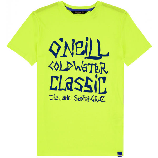 O'Neill LB COLD WATER CLASSIC T-SHIRT žlutá 128 - Chlapecké tričko O'Neill