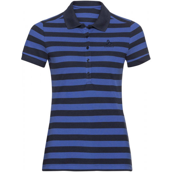 Odlo WOMEN'S T-SHIRT POLO S/S CONCORD modrá L - Dámské tričko Odlo
