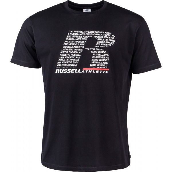 Russell Athletic S/S CREWNECK TEE SHIRT černá XL - Pánské tričko Russell Athletic