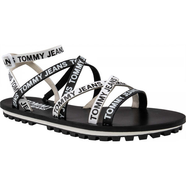 Tommy Hilfiger COLOR BLOCK CLEATED FLAT SANDAL  39 - Dámské sandály Tommy Hilfiger