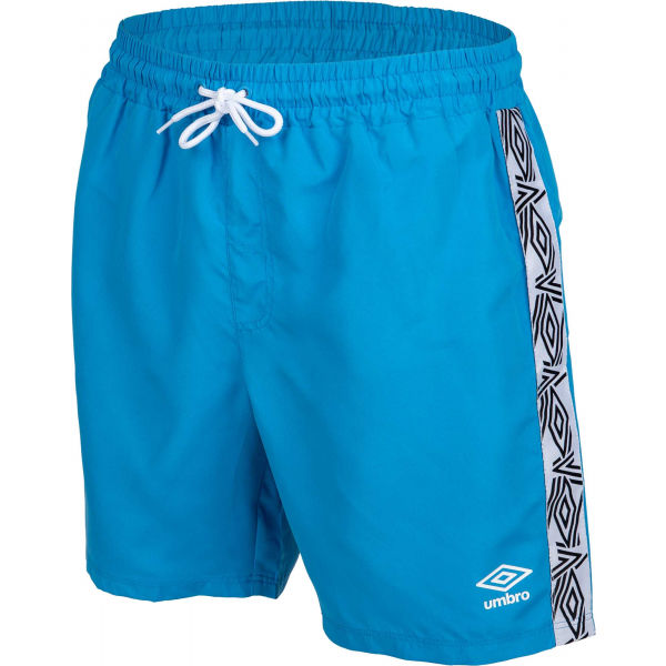 Umbro TAPED SWIM SHORT modrá XL - Pánské plavecké šortky Umbro