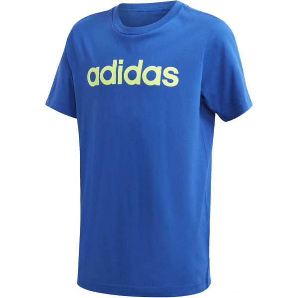 adidas YB E LIN TEE modrá 164 - Chlapecké triko adidas