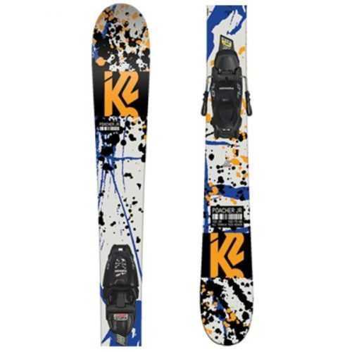 K2 POACHER JR FDT 7.0 SET  139 - Dětské freestylové lyže s vázáním K2