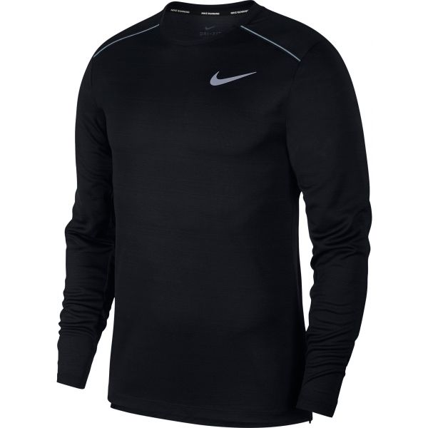 Nike DRY MILER TOP LS černá L - Pánské běžecké triko Nike