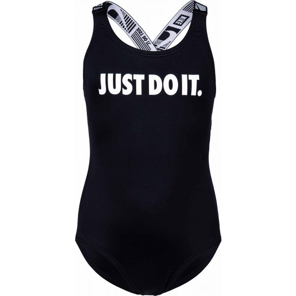 Nike JDI CROSSBACK ONE-PIECE černá M - Dívčí jednodílné plavky Nike