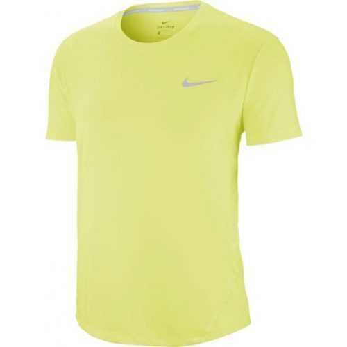 Nike MILER TOP SS W zelená M - Dámské běžecké tričko Nike