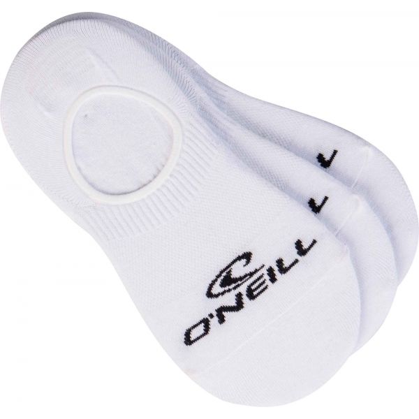 O'Neill FOOTIE ONEILL WHITE 3P bílá 43 - 46 - Unisex ponožky O'Neill