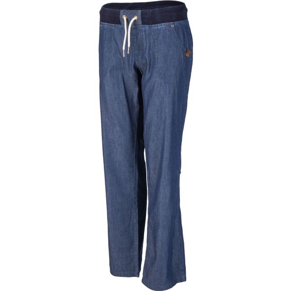 Willard KANGA modrá 46 - Dámské kalhoty džínového vzhledu Willard
