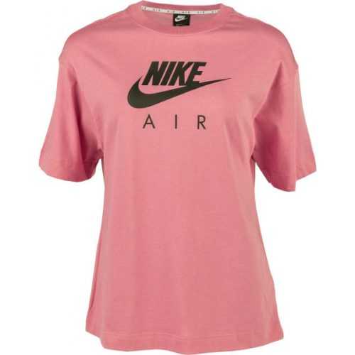 Nike NSW AIR TOP SS BF W růžová S - Dámské tričko Nike