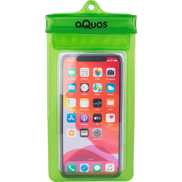 AQUOS PHONE DRY BAG Zelená  - Vodotěsné pouzdro na mobil AQUOS