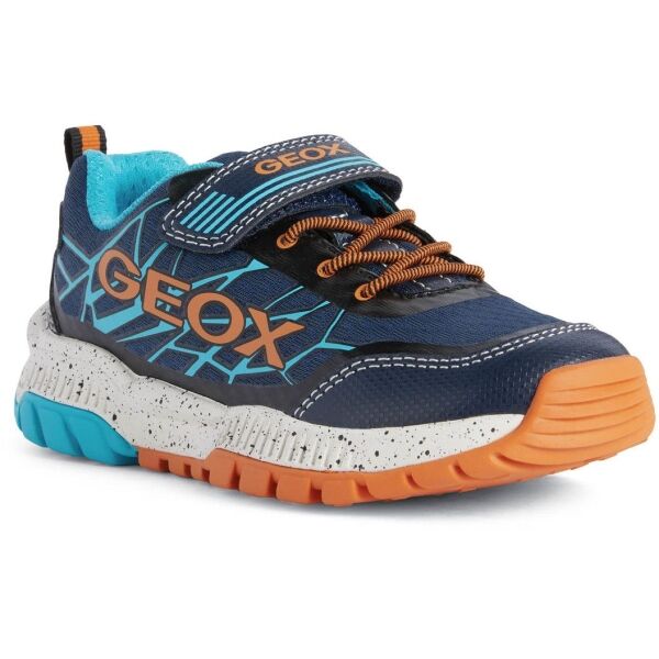 Geox J TUONO BOY Tmavě modrá 34 - Chlapecké volnočasové boty Geox
