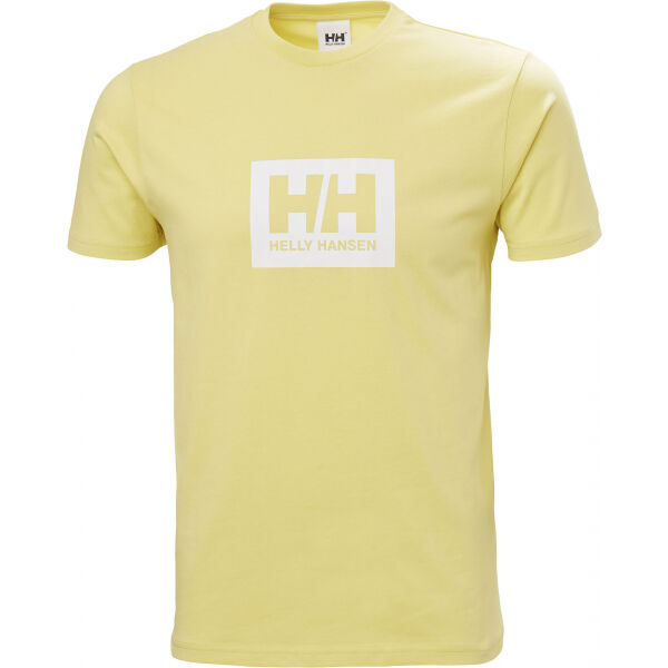 Helly Hansen HH BOX TEE Žlutá L - Pánské triko Helly Hansen