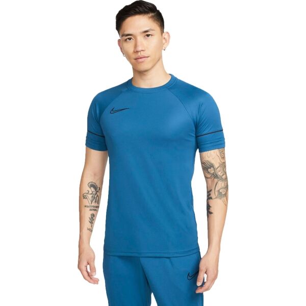 Nike DRI-FIT ACADEMY Modrá M - Pánské fotbalové tričko Nike