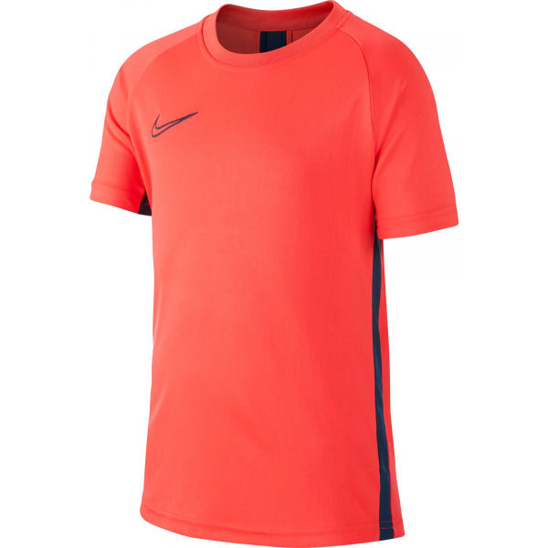 Nike DRY ACDMY TOP SS B oranžová S - Chlapecké fotbalové tričko Nike