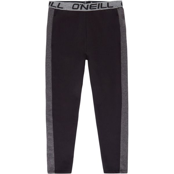 O'Neill LG ELASTICATED LOGO PANTS černá 128 - Dívčí tepláky O'Neill