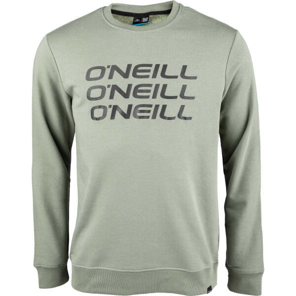 O'Neill TRIPLE STACK SWEATSHIRT Světle zelená M - Pánská mikina O'Neill