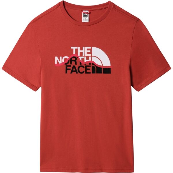 The North Face S/S MOUNT LINE TEE Červená 2XL - Pánské tričko The North Face