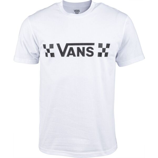 Vans MN VANS DROP V CHE-B Bílá 2XL - Pánské tričko Vans