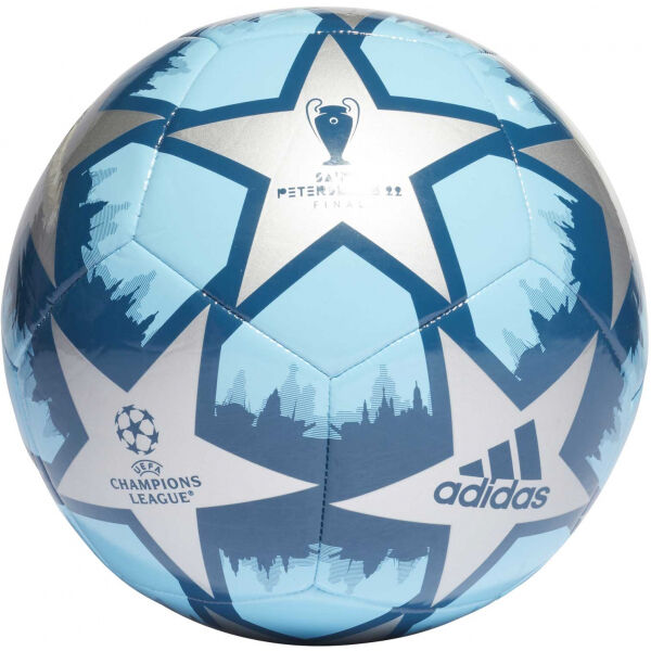 adidas UCL CLUB ST. PETERSBURG Světle modrá 3 - Fotbalový míč adidas