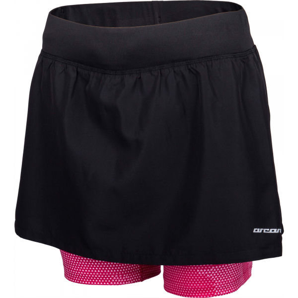 Arcore ARIANA růžová L - Dámské běžecké šortky se sukní Arcore
