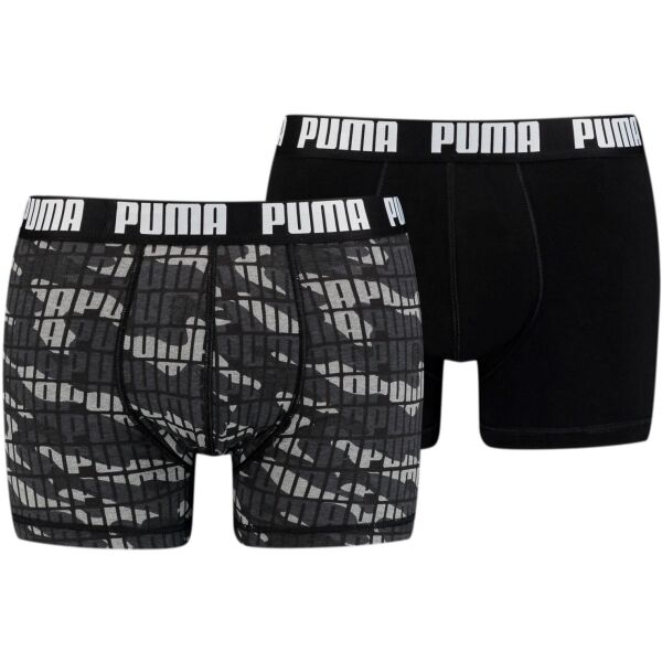 Puma MEN CAMO BOXER 2P Pánské boxerky
