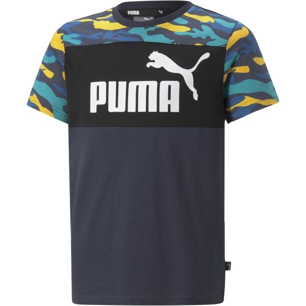 Puma ESS+CAMO TEE Chlapecké triko