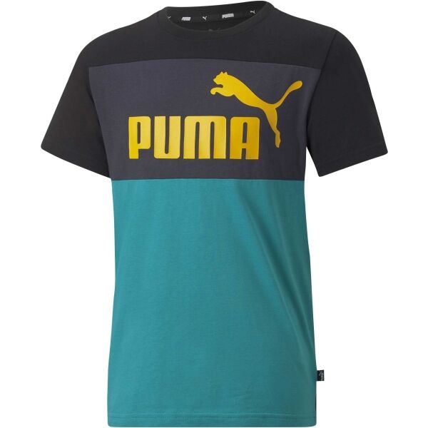 Puma ESS+COLORBLOCK TEE Chlapecké triko