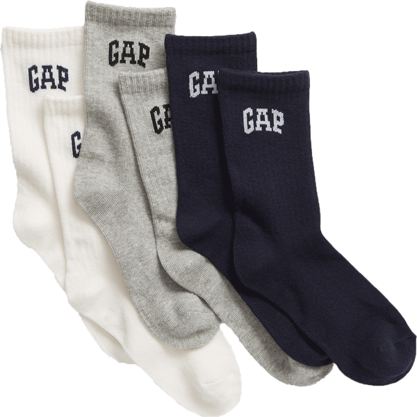 GAP B ARCH 3PK Dětské vysoké ponožky