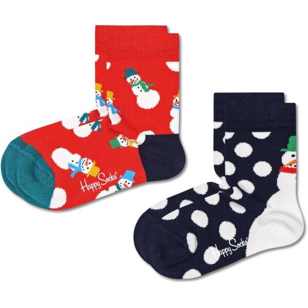 HAPPY SOCKS SNOWMAN 2P Dětské ponožky