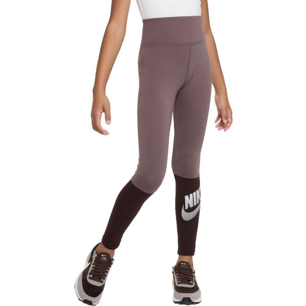 Nike NSW FAVORITES HW LEGGING DNC Dívčí legíny