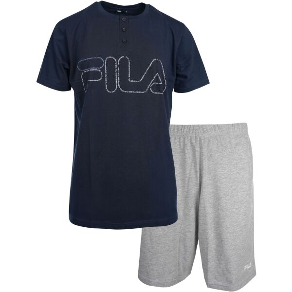 Fila SET SHORT SLEEVES T-SHIRT AND SHORT PANTS IN JERSEY Pánské pyžamo